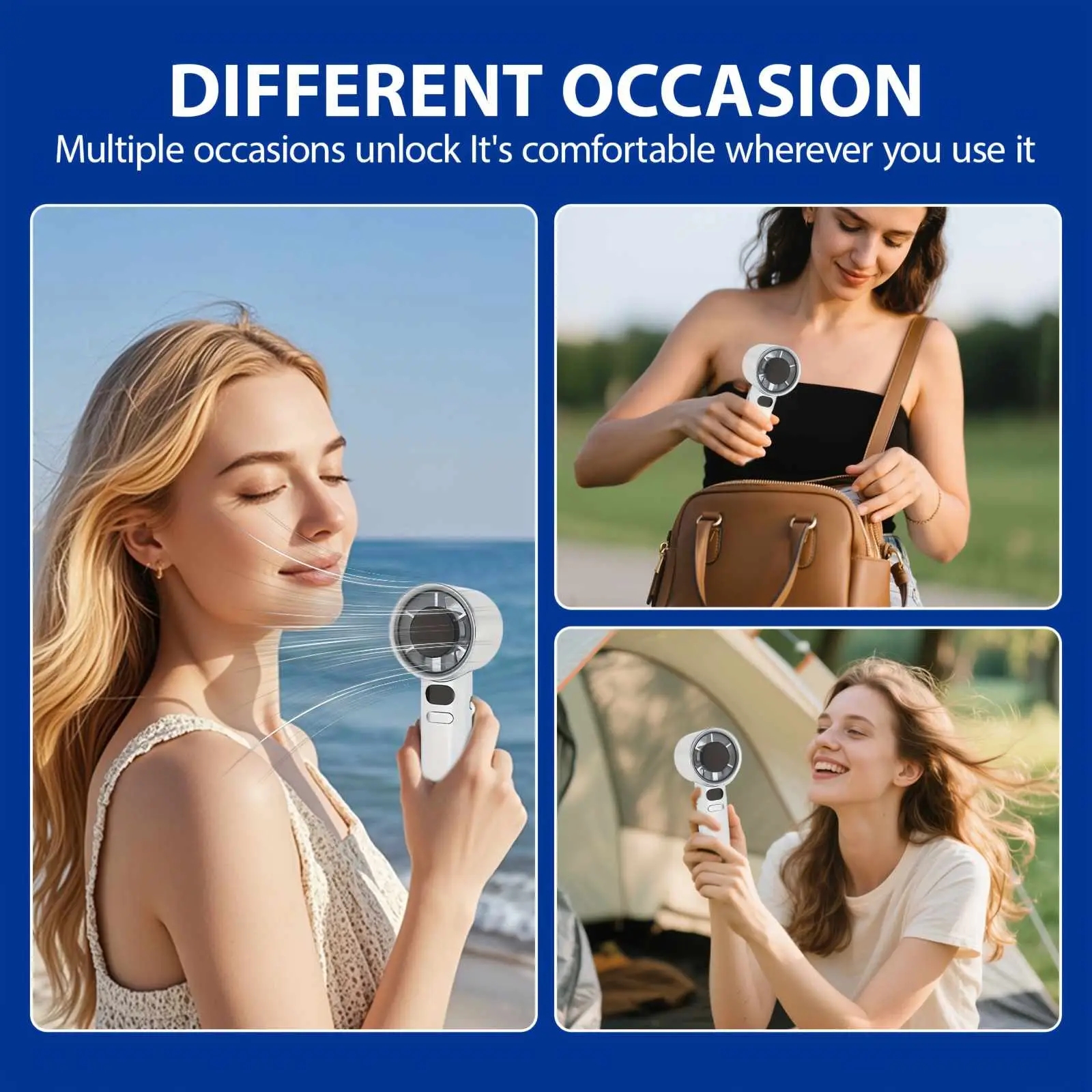 Portable mini turbo fan