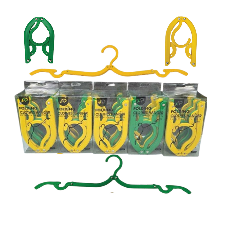 🧺 ফোল্ডিং হ্যাঙ্গার (5 pcs Set) – Easy, Compact & Colorful